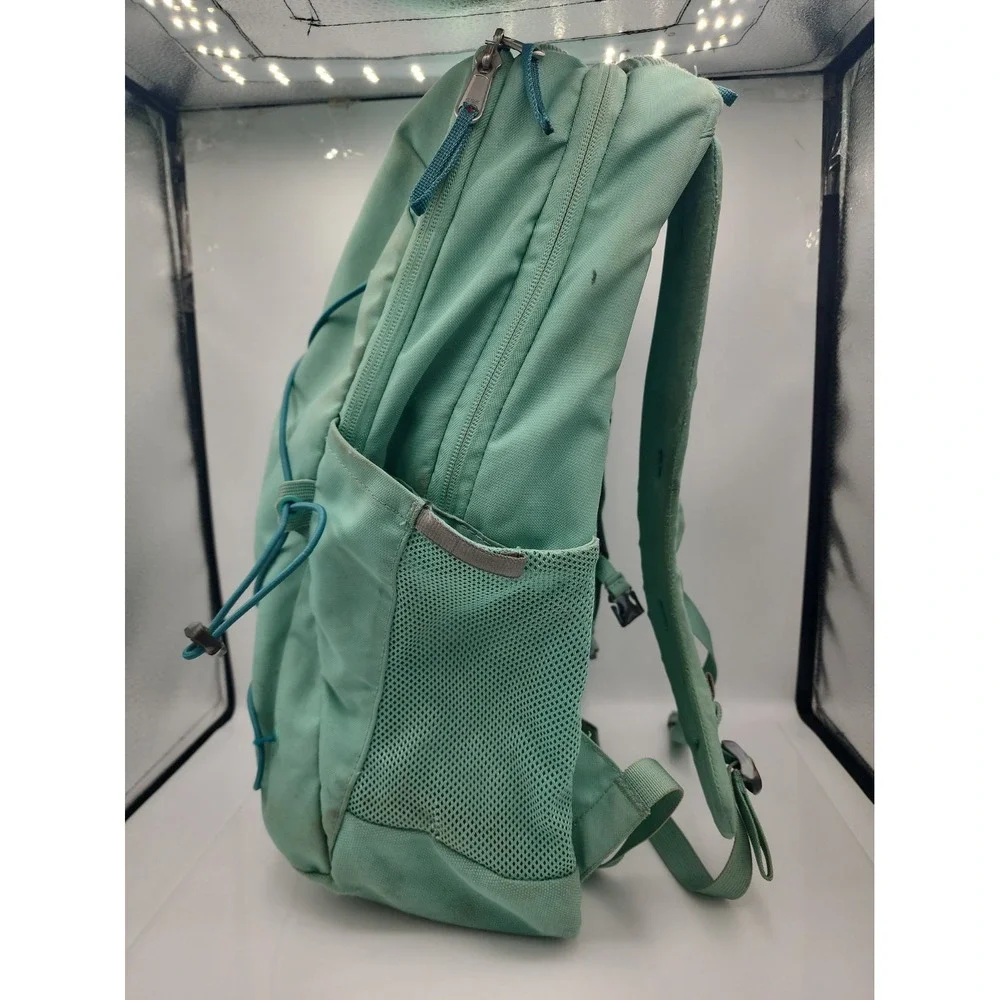 The North Face Women's Jester Backpack Mint Green Teal Daypack Laptop Bag Used
